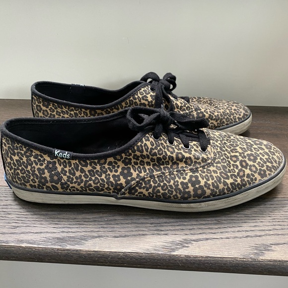 Floral cheetah print keds size 10 - Picture 3 of 6